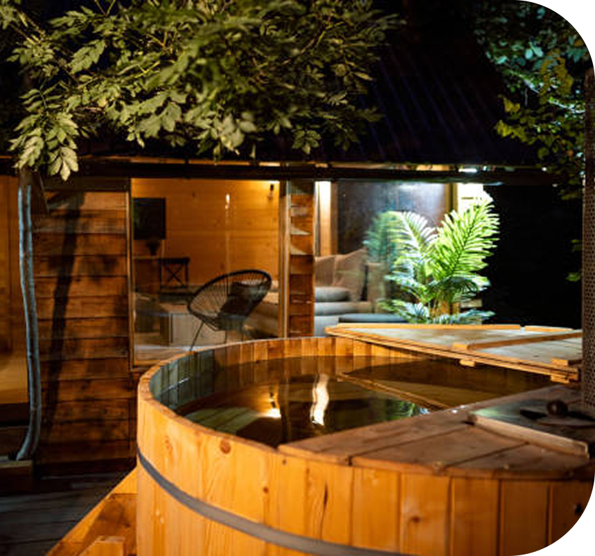 水風呂と外気浴